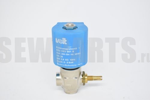Клапан электромагнитный (в сборе) Solenoid valve I single NW 2.8 200-254 V Veit (арт. 423323001)